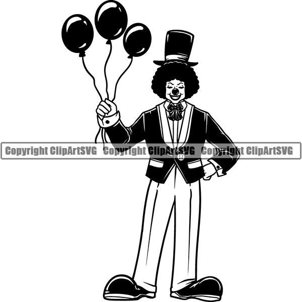 Circus Show Perform Performance ClipArt SVG