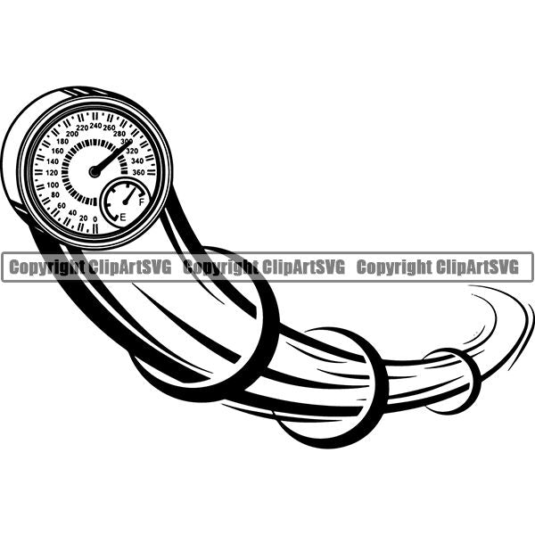 Sports Car Racing Motion ClipArt SVG