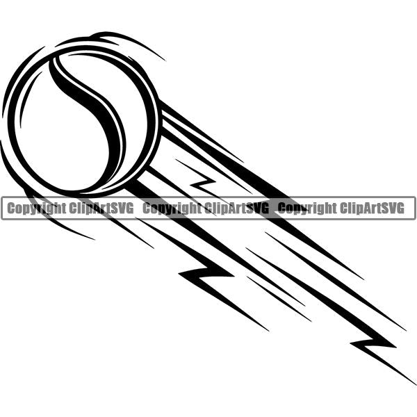 Sports Game Tennis Motion ClipArt SVG