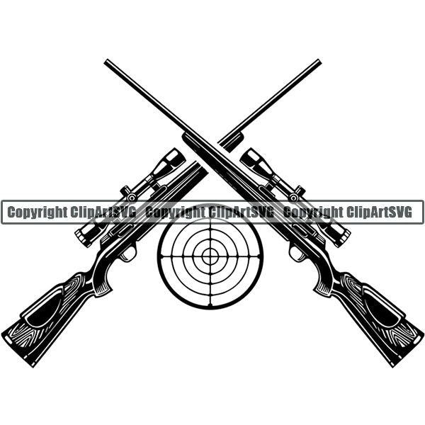 Sports Game Hunting Fishing Hunt Fish Logo ClipArt SVG