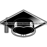 Holiday Graduation Cap ClipArt SVG