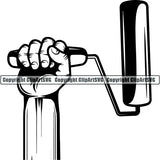 Painting Service Painter Paint Hand ClipArt SVG
