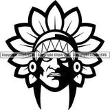 Native American Indian ClipArt SVG