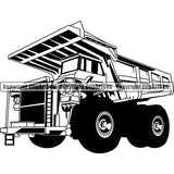 Mining Mine Miner Truck ClipArt SVG
