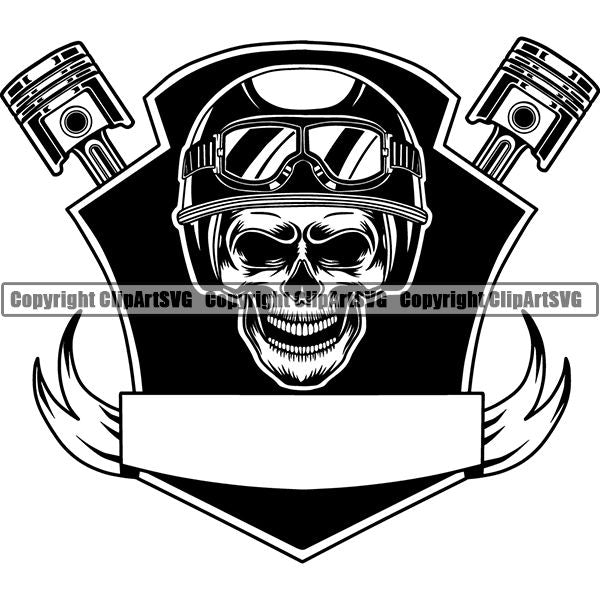 Motorcycle Bike Chopper ClipArt SVG