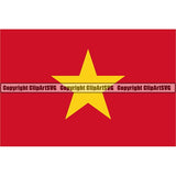 Country Flag Square Vietnam ClipArt SVG