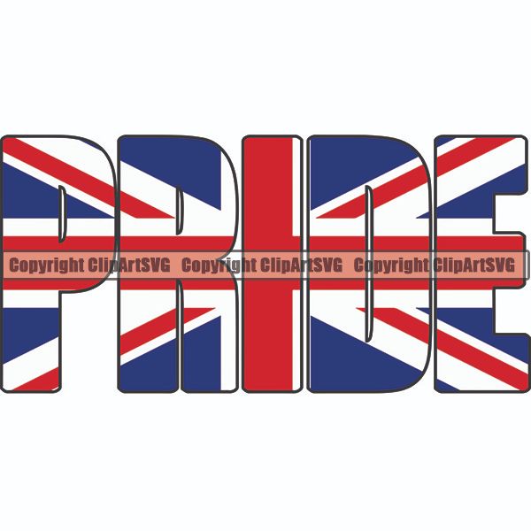 Flag Country Pride United Kingdom ClipArt SVG