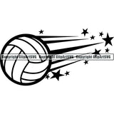 Sports Game Volleyball Motion ClipArt SVG