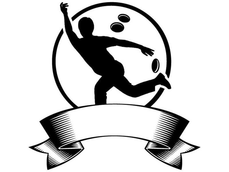 Sports Game Bowling Bowler Bowl Logo ClipArt SVG