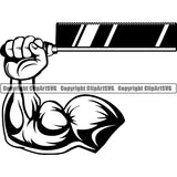 Construction Woodworking Carpenter Lumberjack Saw Hand ClipArt SVG