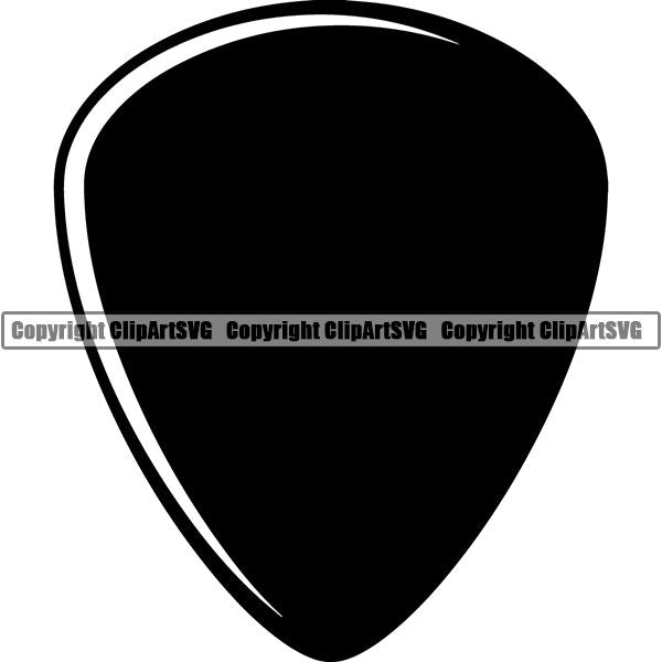 Music Musical Instrument Guitar Pick 7uj8a copy ClipArt SVG