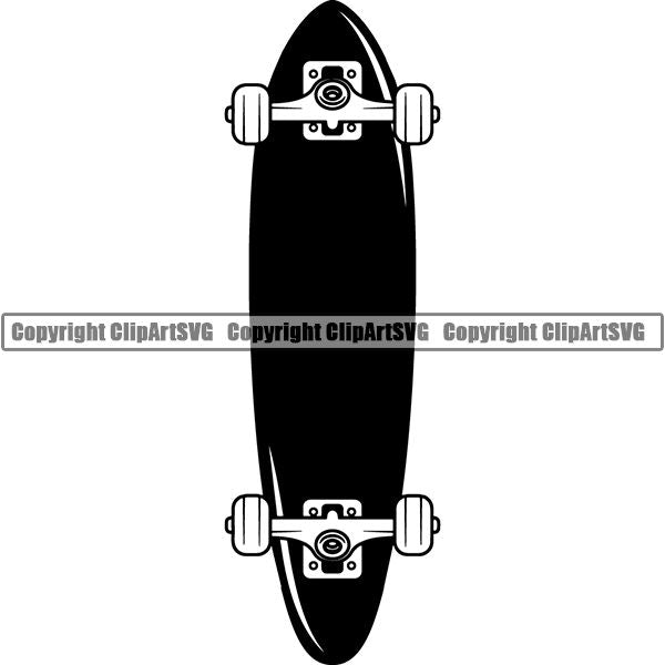 Sports Skateboarding Skateboard Skateboard ClipArt SVG