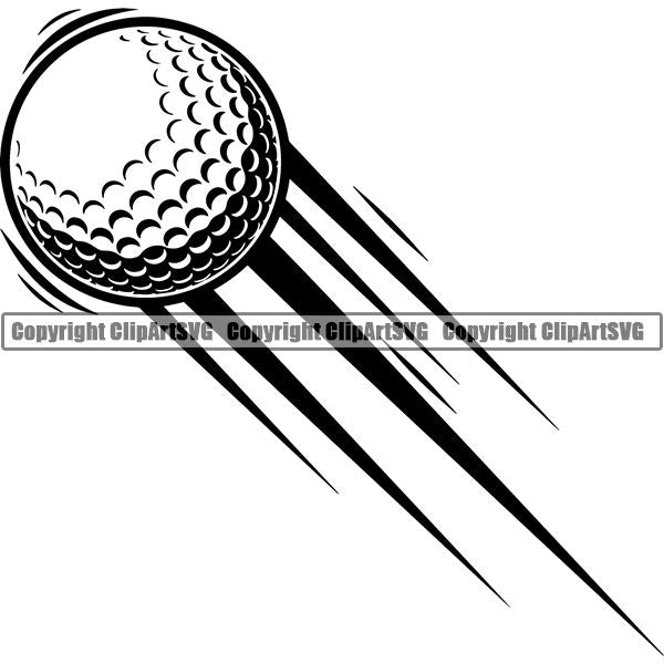 Sports Game Golf Motion ClipArt SVG