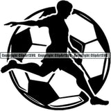 Sports Soccer Logo ClipArt SVG