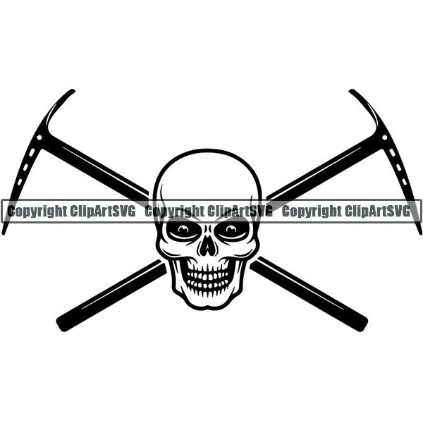 Mountain Climbing Rock Climber Logo ClipArt SVG