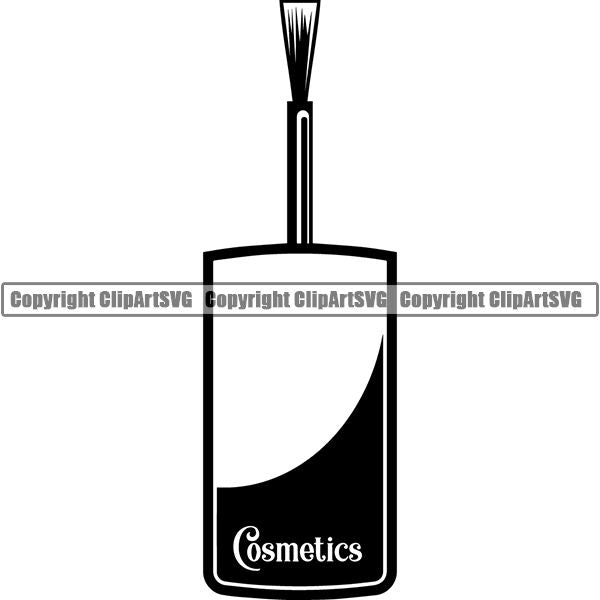 Fashion Beauty Cosmetology Cosmetics Makeup Nail Polish 5tgtyt6 ClipArt SVG