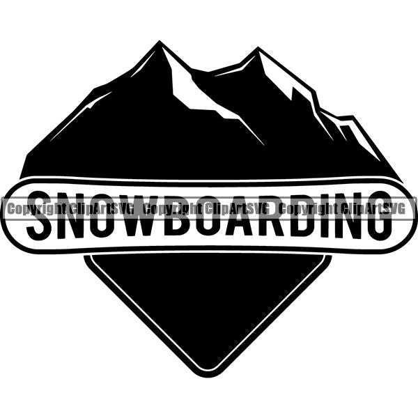 Sports Snowboarding Snowboard Skiing Ski ClipArt SVG