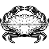Food Crab ClipArt SVG