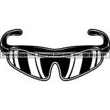 Clothes Sunglasses Sport ClipArt SVG
