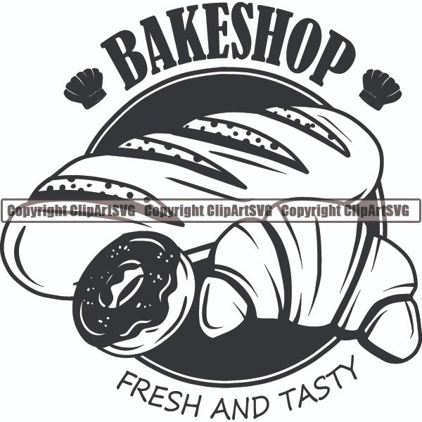 Cooking Baking Chef Cook Bake Baker Logo ClipArt SVG