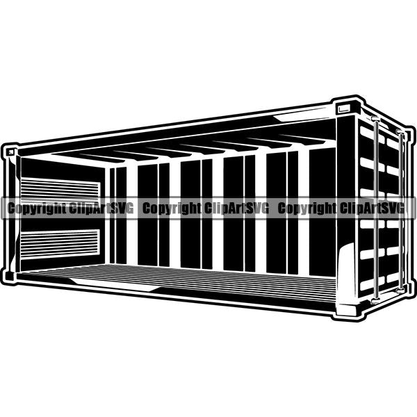 Truck Driver Trucking Trucker Driving Transportation Semi Tractor Trailer ClipArt SVG