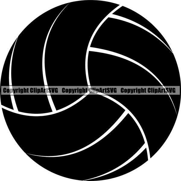 Sports Game Volleyball Ball ClipArt SVG