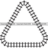 Locomotive Train Track Design Element  Black Triangle.jpg