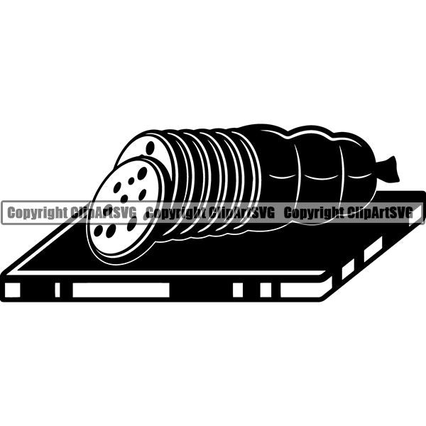 Food Ham ClipArt SVG