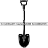 Hobby Gardening Shovel ClipArt SVG