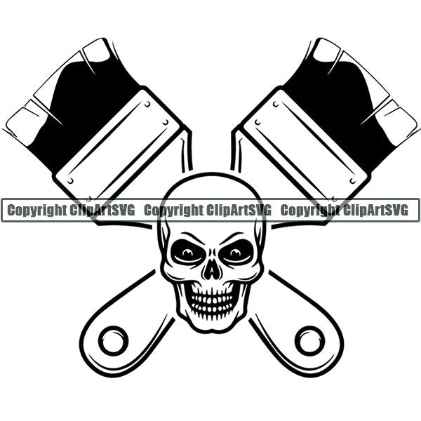 Painting Service Painter Paint Logo ClipArt SVG