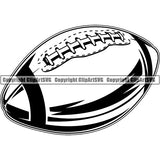 Sports Game Football Ball ClipArt SVG
