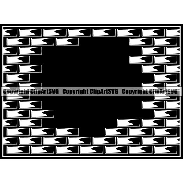 Mason Concrete Brick Building Repair Service Wall ClipArt SVG