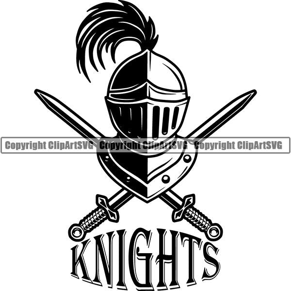 Knight Gladiator Medieval Warrior Sword ClipArt SVG