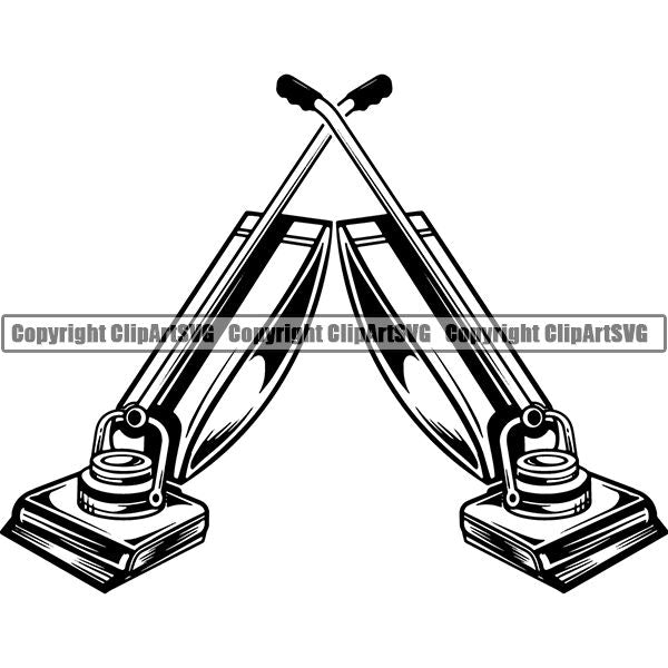 Maid Cleaning Service Housekeeping Housekeeper Vaccum ClipArt SVG