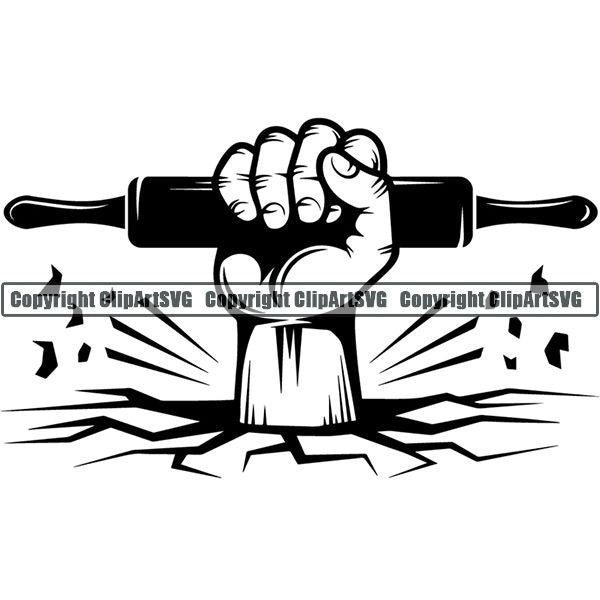 Cooking Baking Chef Cook Bake Baker Logo ClipArt SVG