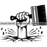 Painting Service Painter Paint Hand ClipArt SVG