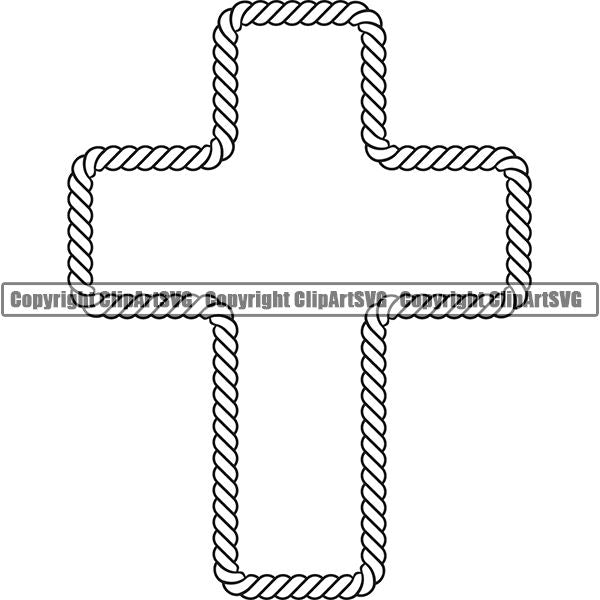 Rope Design Element Nautical Ship Sailing Boat Boating Sail Sailboat Knot ClipArt SVG