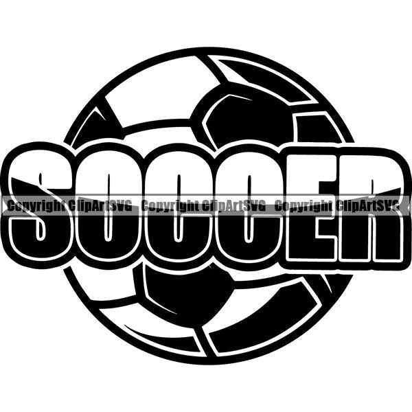 Sports Soccer Logo ClipArt SVG