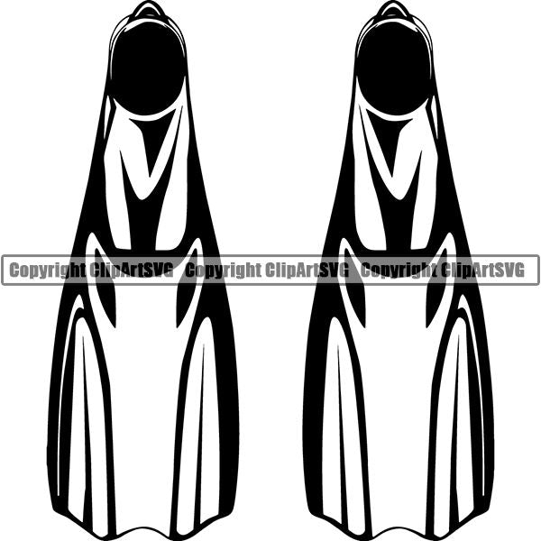 Diving Dive Diver Equipment Nautical Sailing Boating Sail Boat Sailboat ClipArt SVG