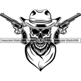 Occupation Cowboy Logo ClipArt SVG