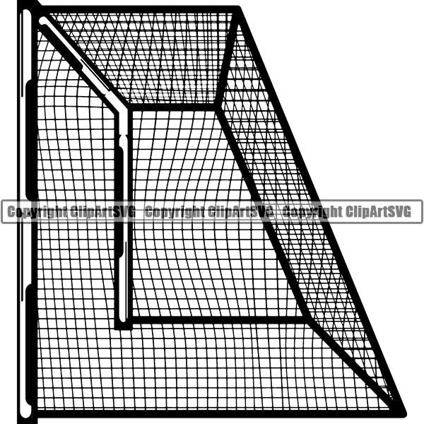Sports Soccer Net ClipArt SVG
