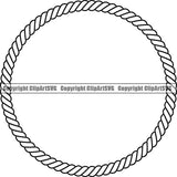 Rope Design Element Nautical Ship Sailing Boat Boating Sail Sailboat Knot ClipArt SVG