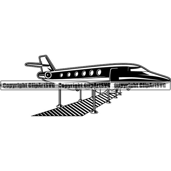 Transportation Airplane Private Jet Luxury Red Carpet 5tg6.jpg