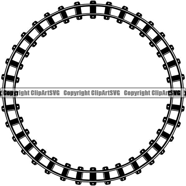 Locomotive Train Track Design Elements yhh7.jpg