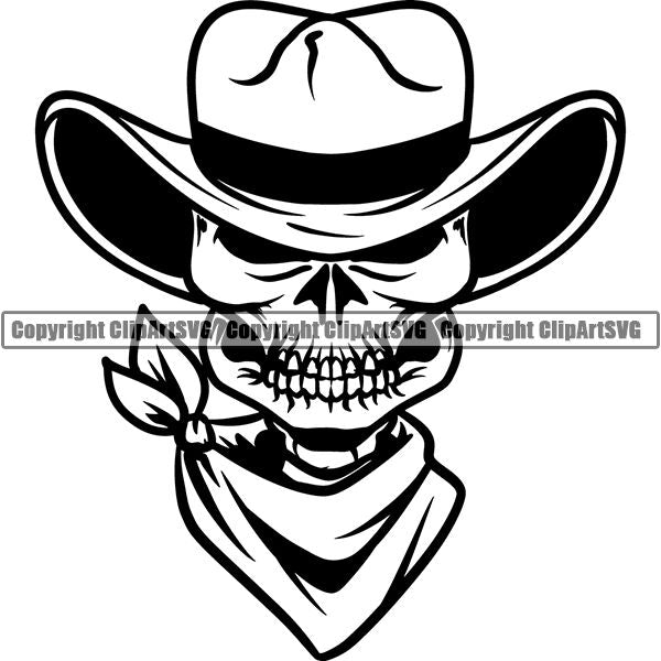 Occupation Cowboy Bandit Outlaw ClipArt SVG
