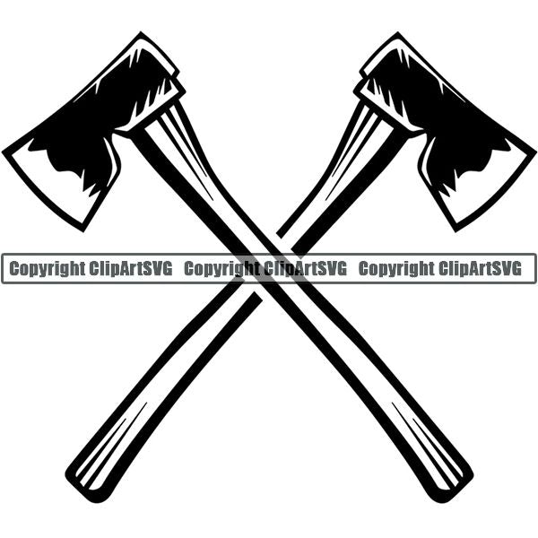 Construction Woodworking Carpenter Lumberjack Logo ClipArt SVG