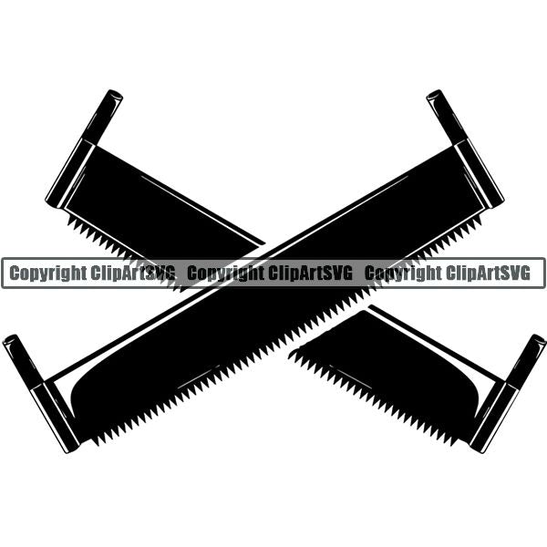 Construction Woodworking Carpenter Lumberjack Logo ClipArt SVG