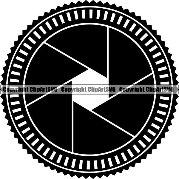 Photography Photographer Photograph Camera Shutter Speed Logo ClipArt SVG