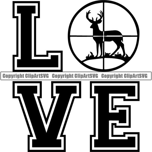 Sports Game Hunting Fishing Hunt Fish Love ClipArt SVG