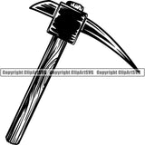 Blacksmith Metalwork Metal Forge Weld Welder Welding Pick Axe ClipArt SVG